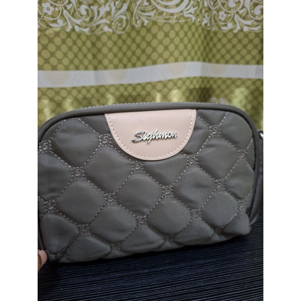Tas Selempang Wanita Sighmon Desain Kanvas Premium