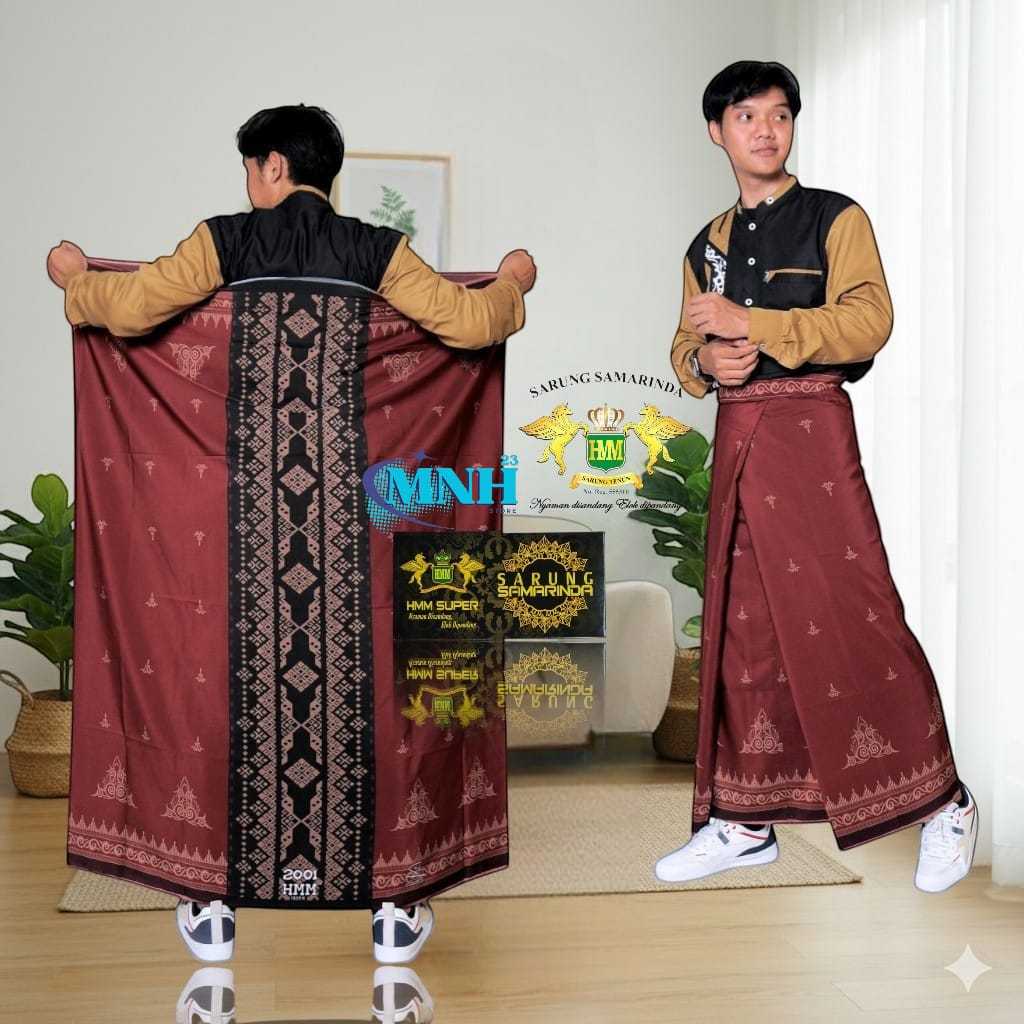 (BISA COD) SARUNG SAMARINDA HMM MOTIF BHS SARUNG SANTRI DEWASA BHS MOTIF
