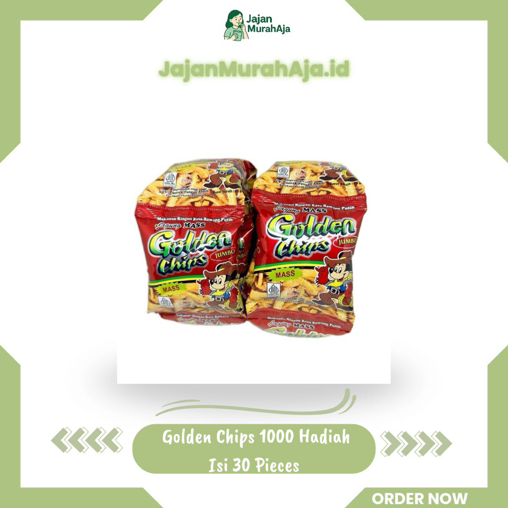 Golden Chips BERHADIAH $$ ISI 30PCS Snack