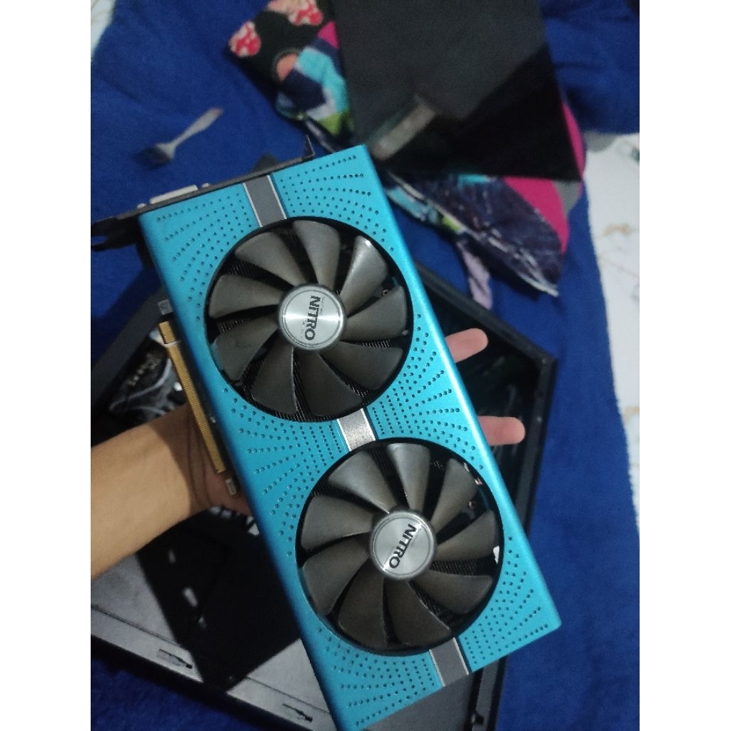 VGA Sapphire Nitro+ RX580 Special Edition 8GB Normal Mulus Fullset