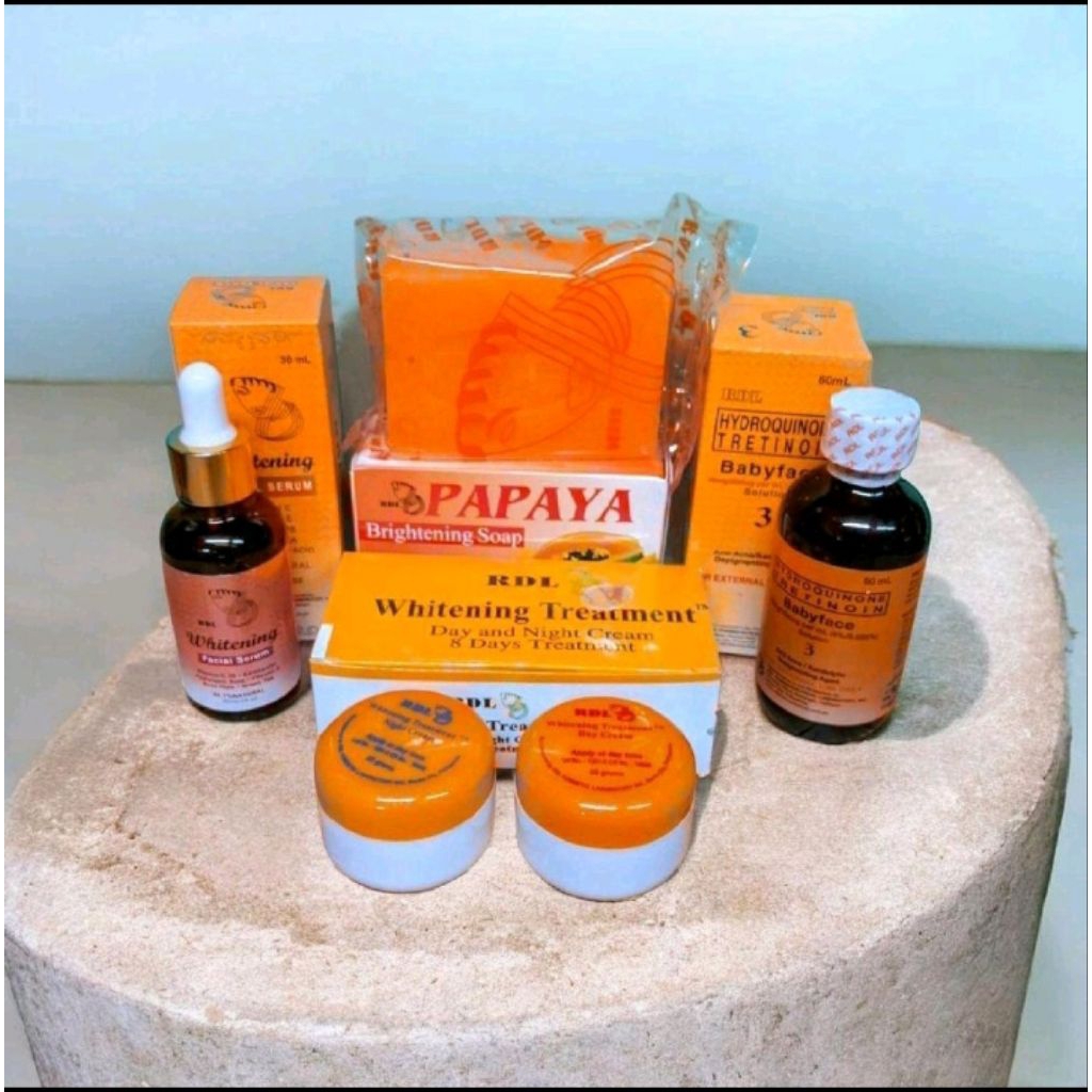 Paket Skincare RDL 5in1 dengan Ekstrak Pepaya untuk Wajah Sehat