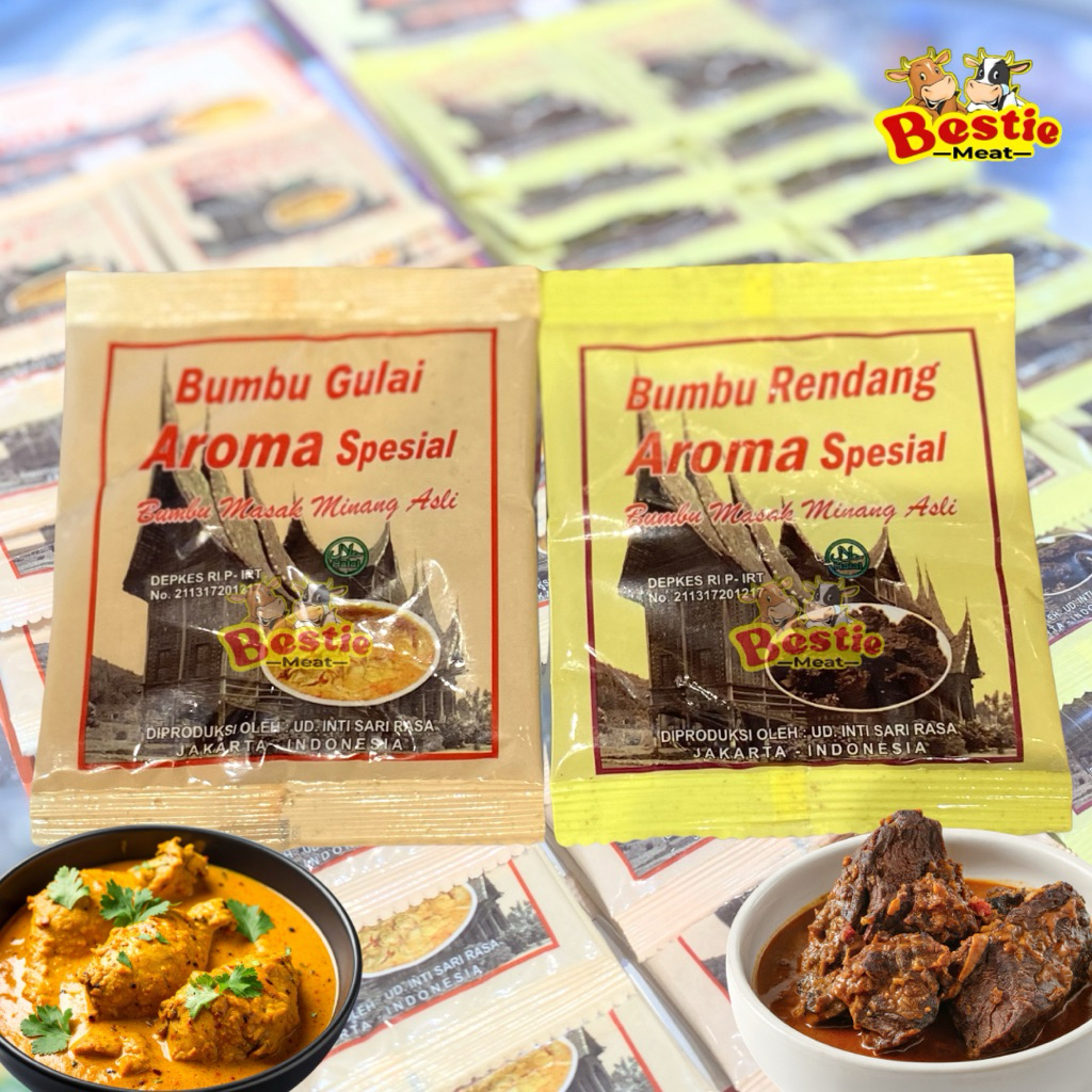 Aroma Spesial Bumbu Rendang & Gulai Bumbu Rendang Rempah Kering Sachet