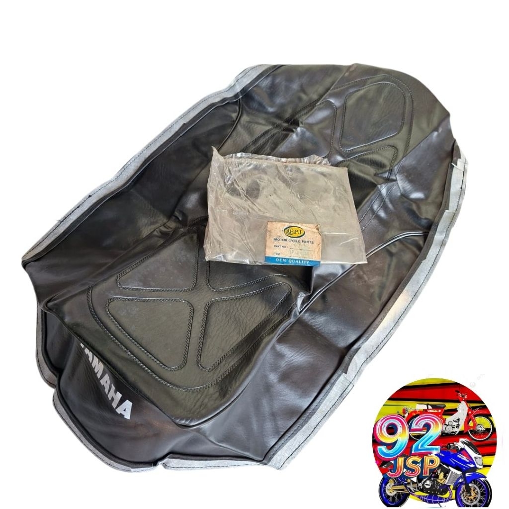 kulit jok lapis sadel jok yamaha v80 ss v80 super deluxe robot nos good quality