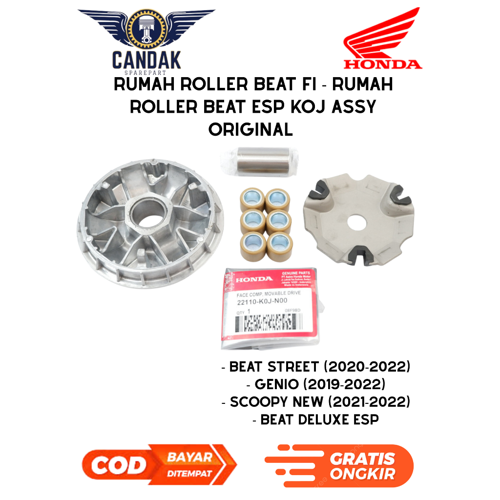 rumah roller beat fi - rumah roller beat esp KOJ assy original ori