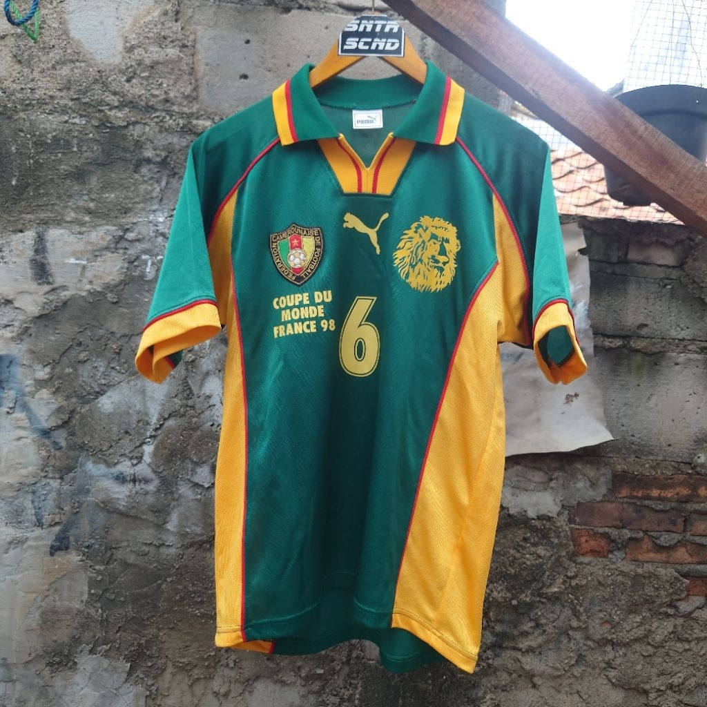 Jersey Cameroon/ Kamerun Home WorldCup 1998 Original Template by Puma