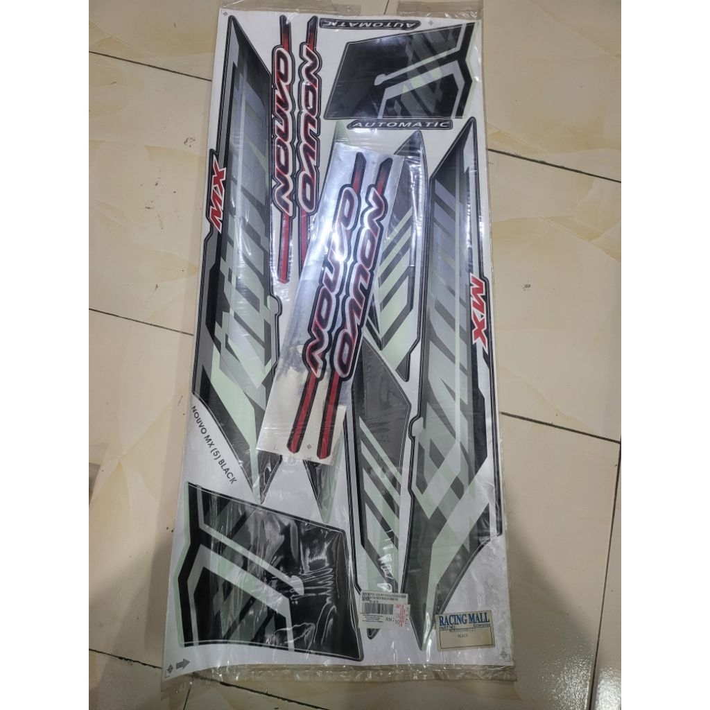 striping nouvo MX stiker nouvo Z stiping nouvo MX thailand bahan kodak thailand