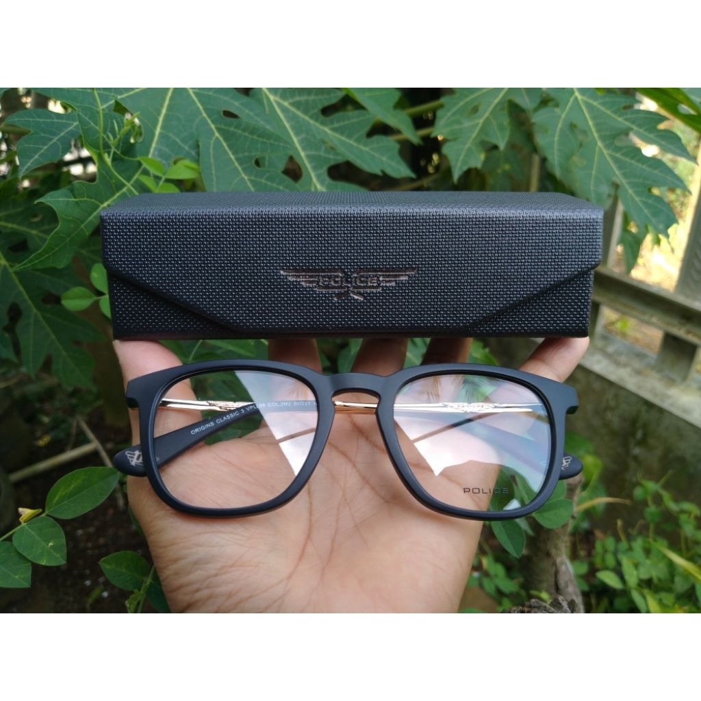 Kacamata Frame Pria Police VPLL66 Original Klasik Model