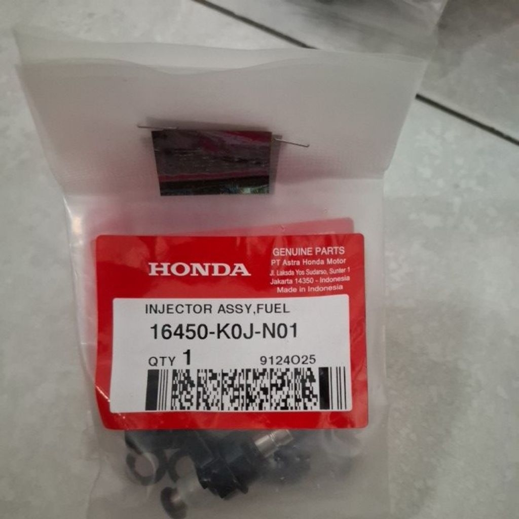 injector k0j injektor koj ahm original honda 16450k0jn01
