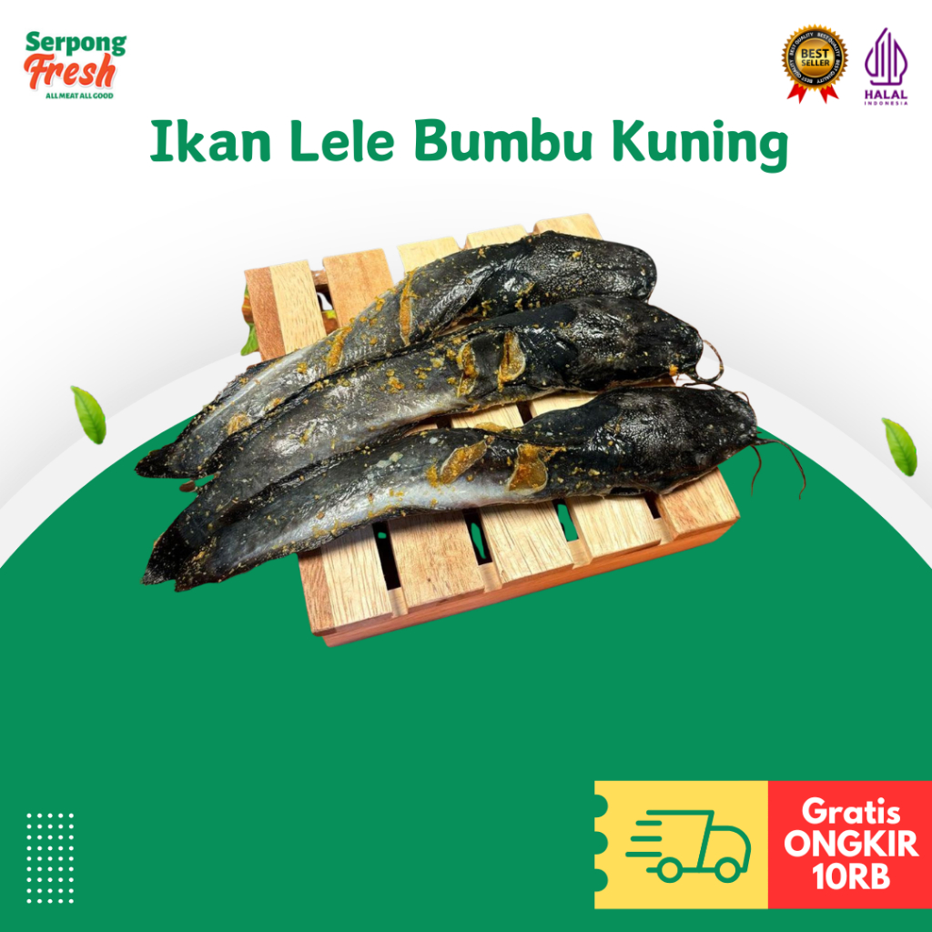 Ikan Lele Bumbu Kuning Frozen Siap Goreng