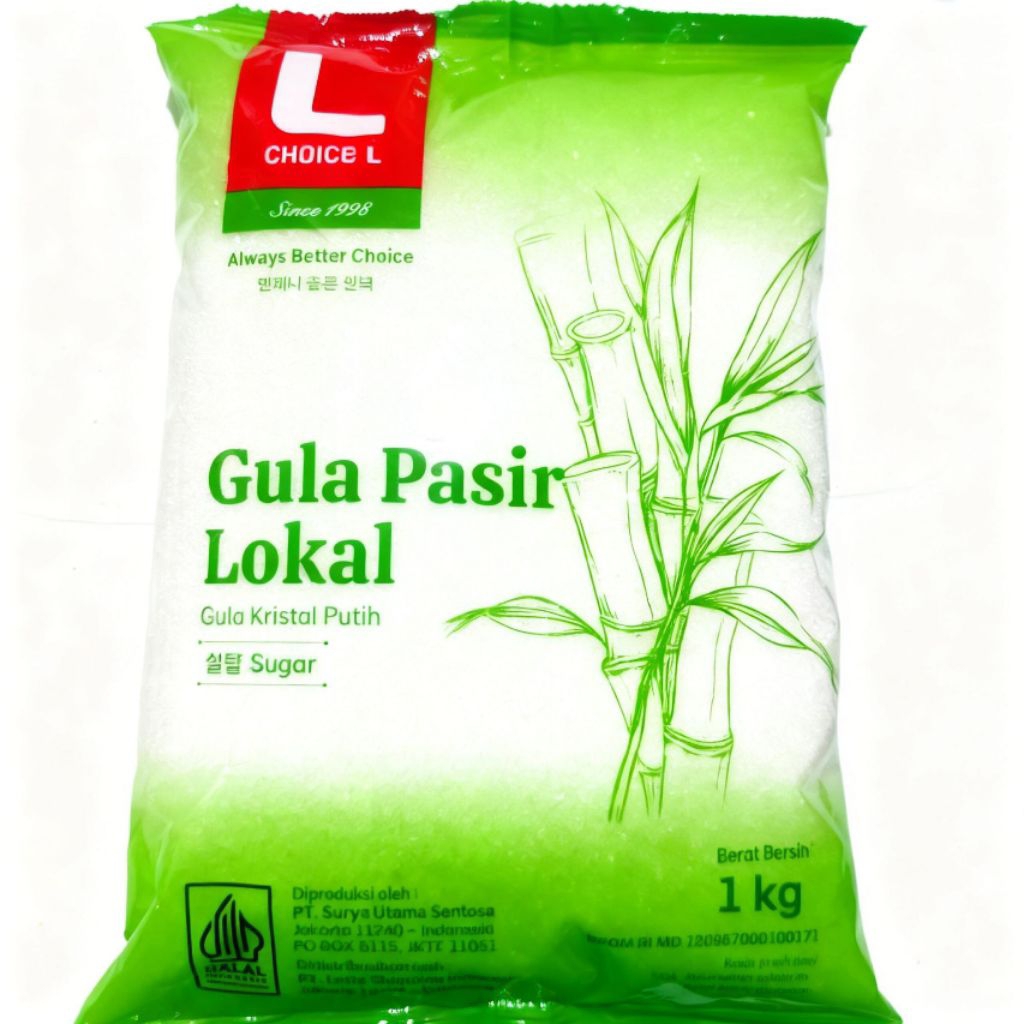 Gula Pasir Choice L , gula pasir serbaguna 1 kg
