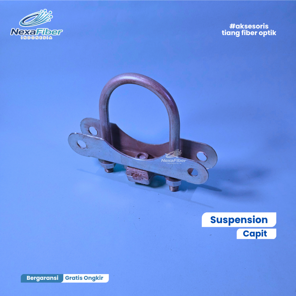 Suspension Capit / Suspensi Capit / Klem Capit / Klem D Aksesoris Tiang Fiber Optik