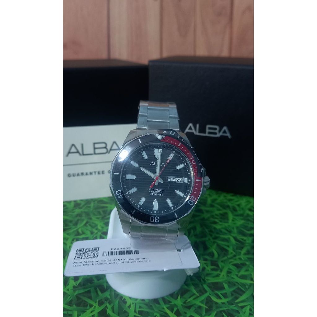 ALBA Diving Jam Tangan Pria Automatic AL4457X1 Black
