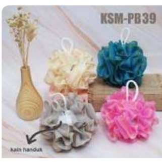 Grosir Spons Mandi Korea Clara HANDUK 1 Lusin Shower Puff Premium Tebal Lembut Busa Mandi Souvenir 1