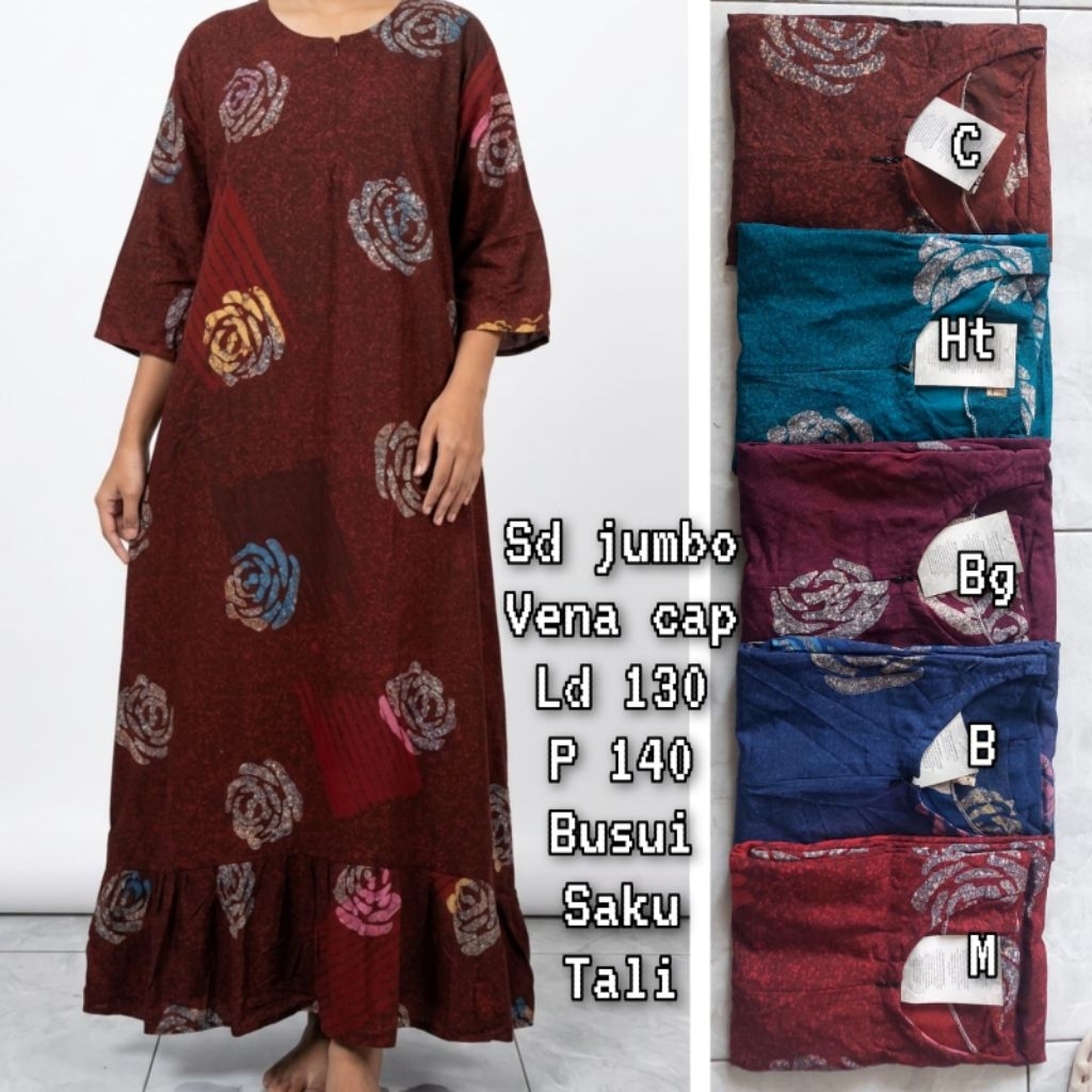 Sekdres Jumbo Cap//Batik Cap Pekalongan Nyaman Dipakai Bahan Adem
