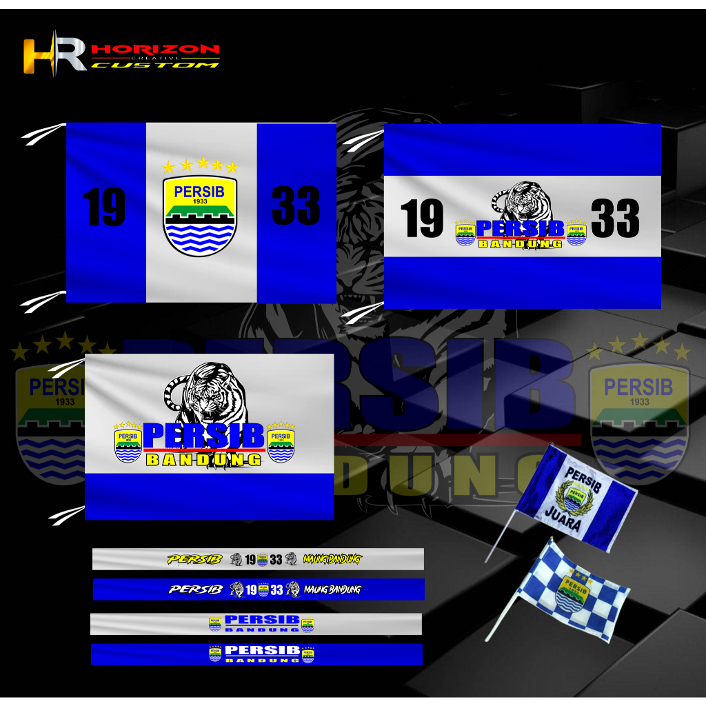 BENDERA PERSIB BANDUNG || AKSESORIS PERSIB BANDUNG || BENDERA UMBUL UMBUL