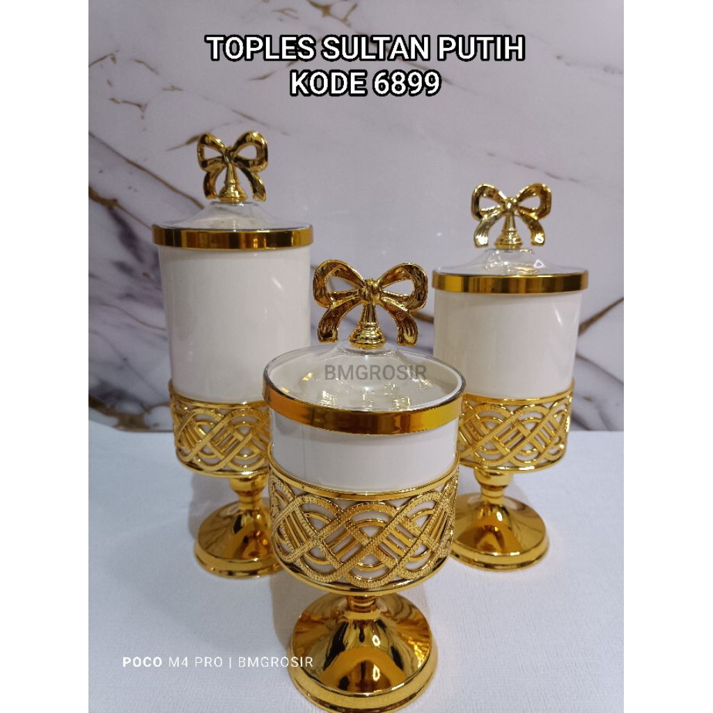 Toples sultan Pita 6899 series putih gold rose gold