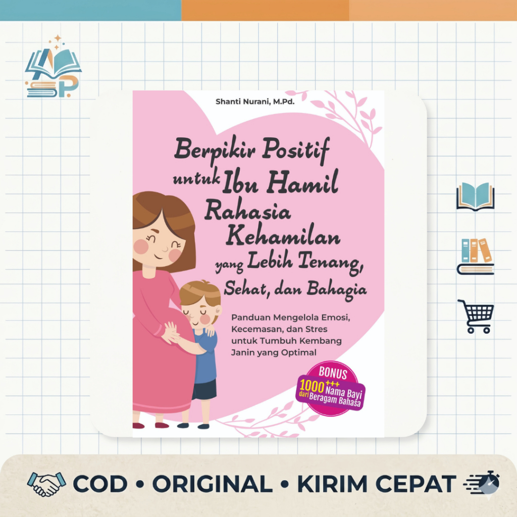 Buku Berpikir Positif untuk Ibu Hamil - Araska Publisher - Original