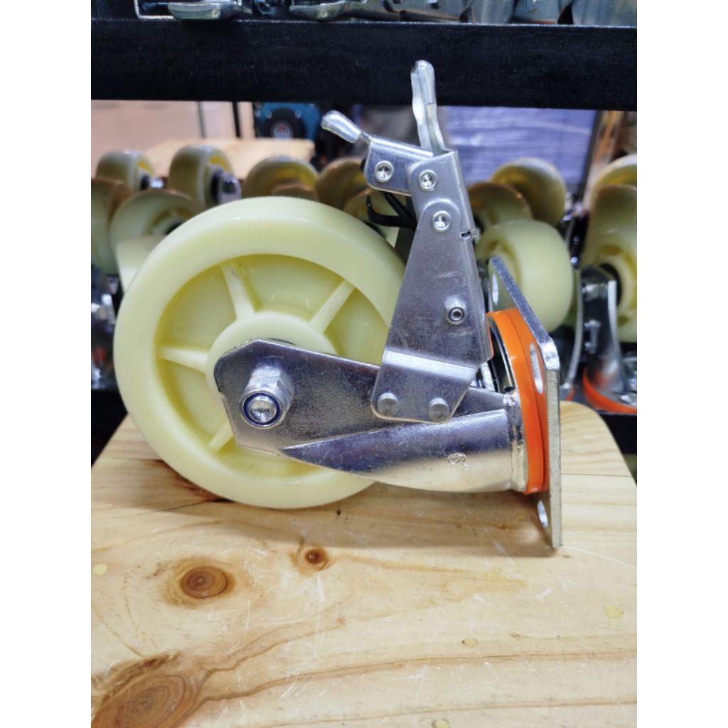 Roda nylon hd 5inch rem MURAHHH roda troli 5"