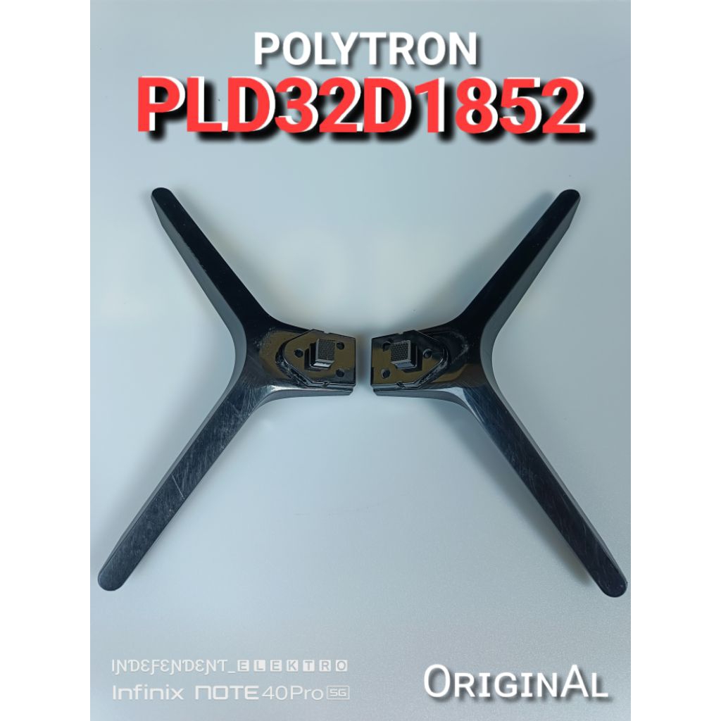 Stand kaki Tv polytron PLD32D1852 pld32d1852  Stand kaki Tv led Polytron PLD32D1852    kaki Tv polyt