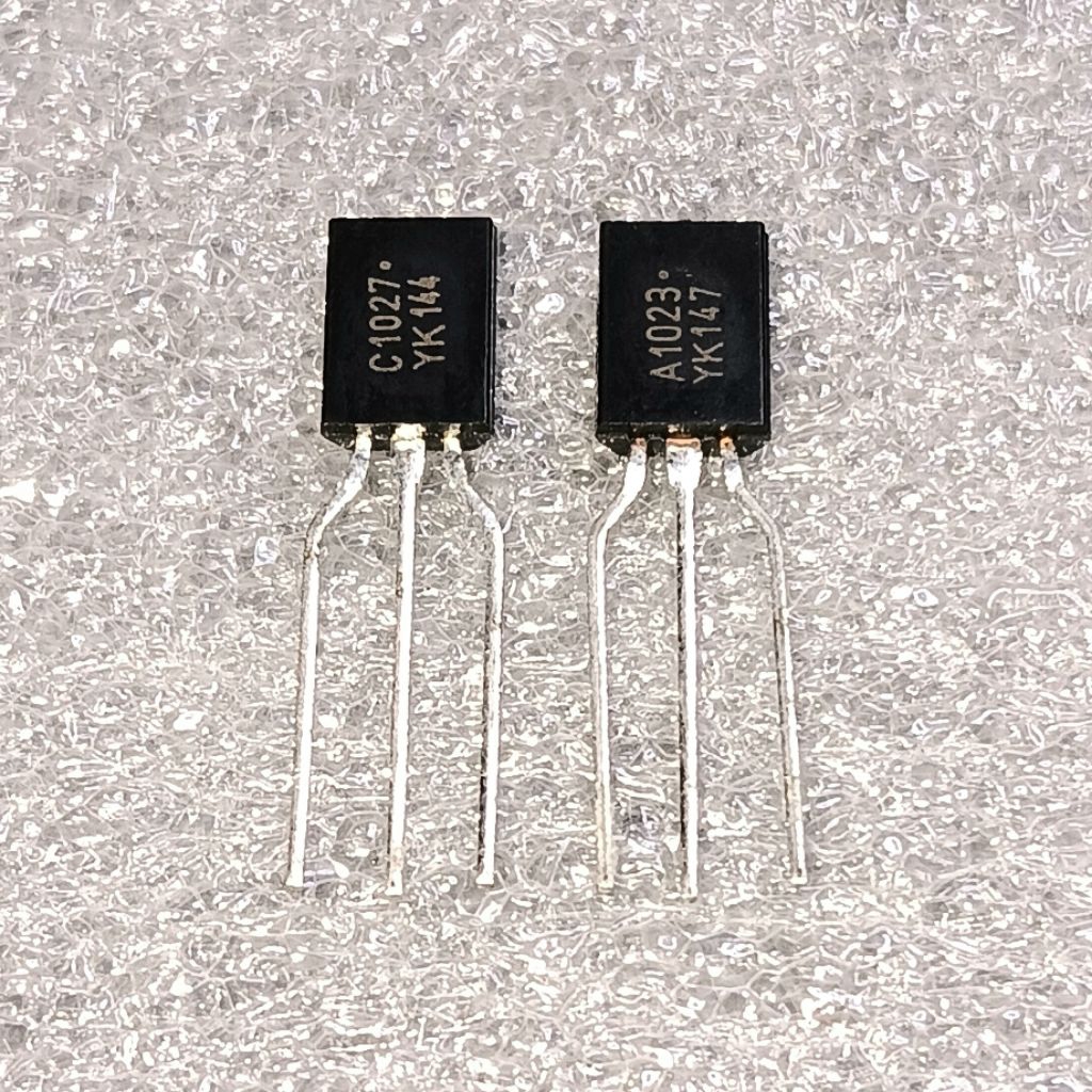 1 Set Transistor C1027 dan A1023 VAS/Driver Power 4 Channel Original KEC Korea | KTC1027 KTA1023