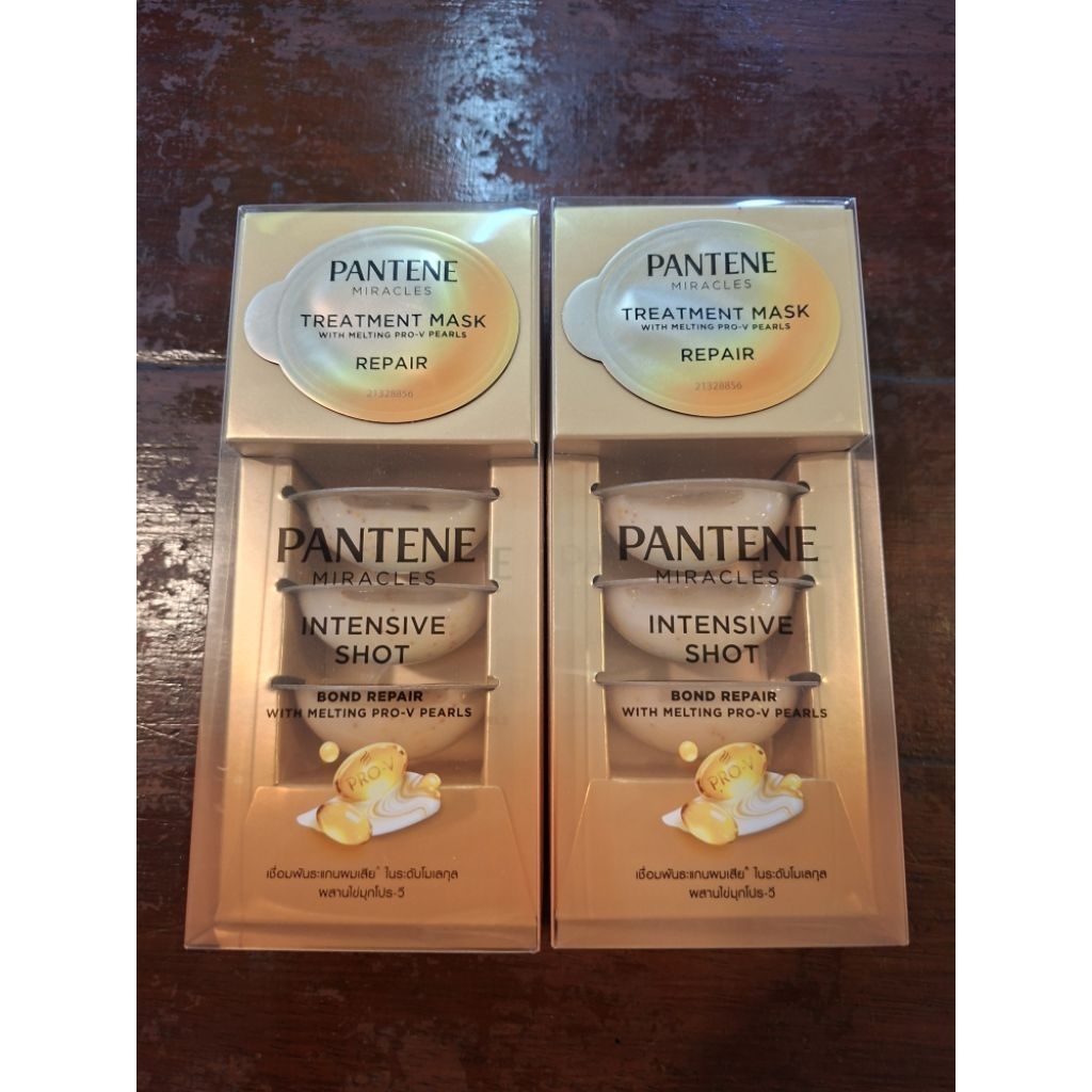 Pantene miracles intensive shot 4 pcs x 14 ml/pantene mask/pantene hair mask/hair mask/masker rambut