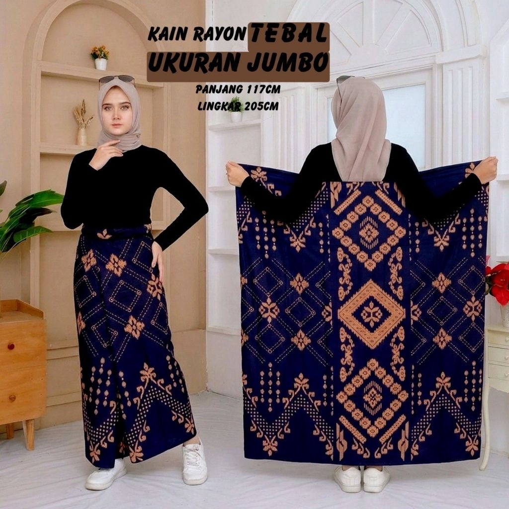 Sarung Batik Wanita Santriwati Sepesial Ukuran Jumbo