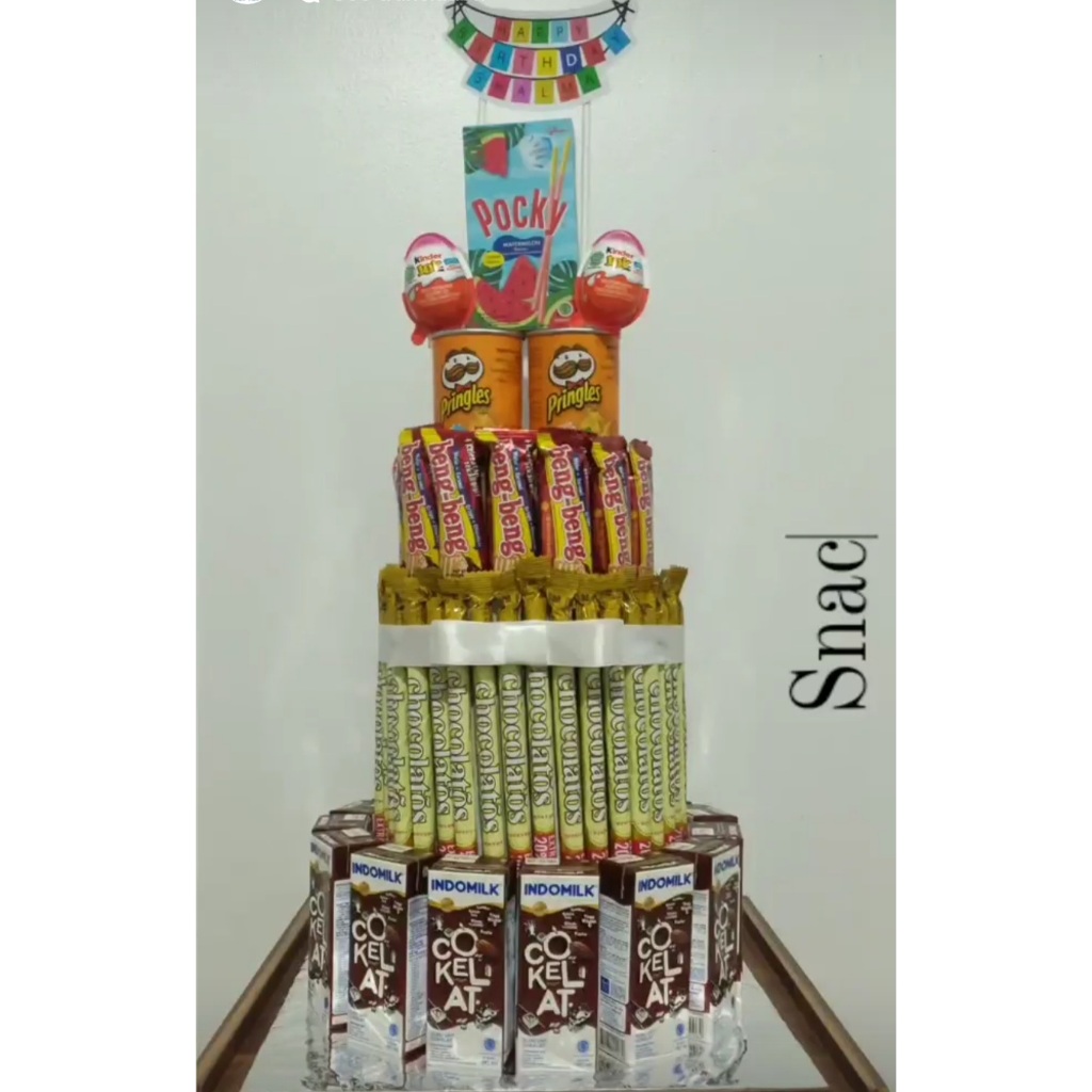 snack tower ulang tahun anak XXL