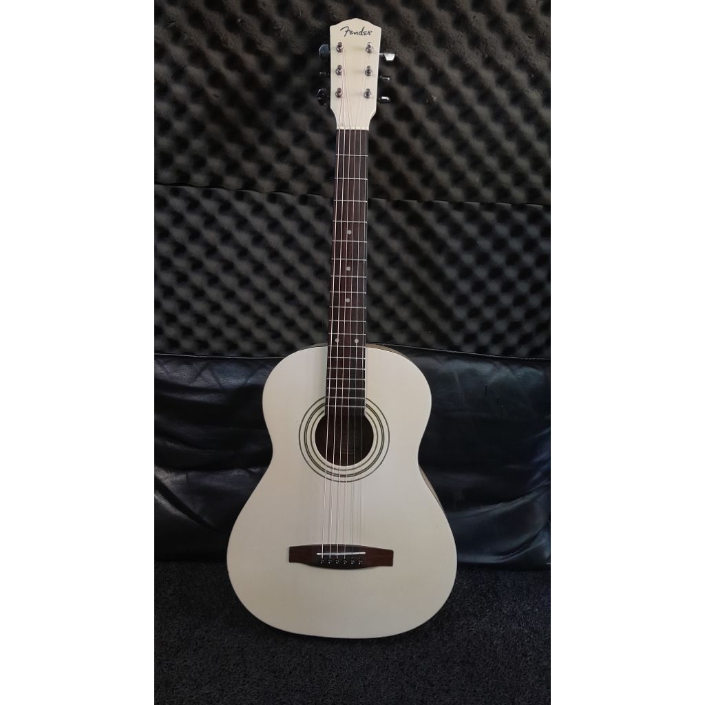 Gitar akustik Fender MA-1/WH ukuran 3/4 original second siap pakai