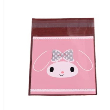 Plastik Snack Cokies Motif Melody 10x10 Cm
