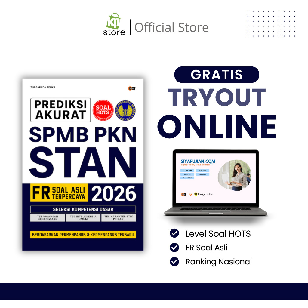 Buku Prediksi Akurat SPMB PKN STAN 2026 FR Soal Asli