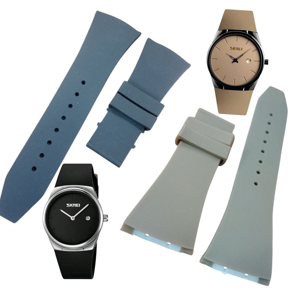 Tali Jam Tangan Skmei 1509 Strap Karet Silikon Skmei 1961