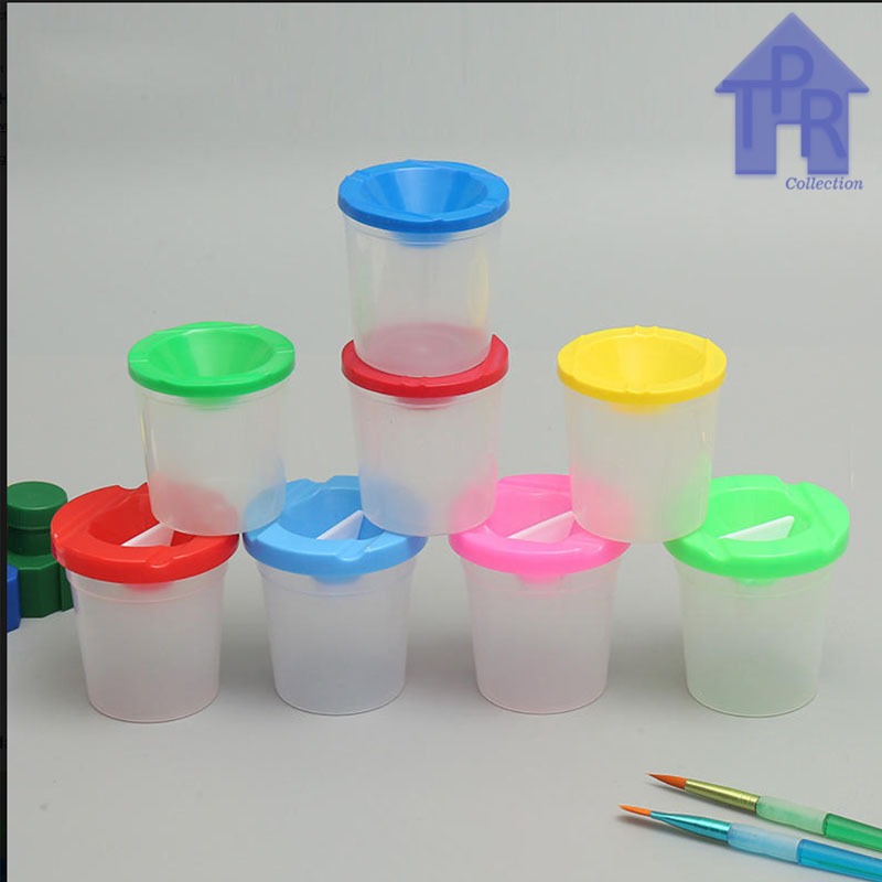 Cup Cuci Kuas Lukis Anti Tumpah / No Spill Painting Brush Rinse 7/8CM