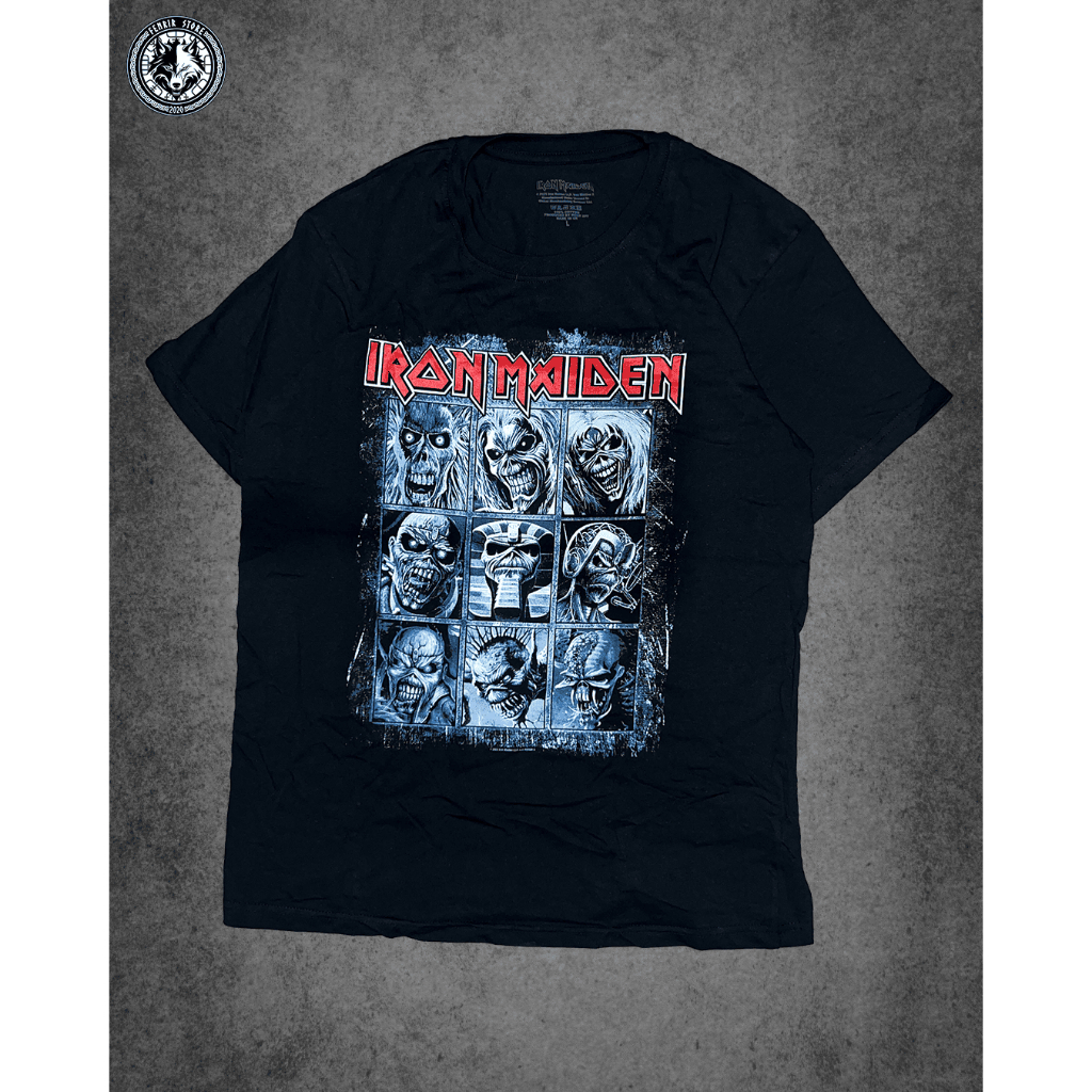 Kaos Band Iron Maiden – Nine Eddies Official Licensed Original T-Shirt