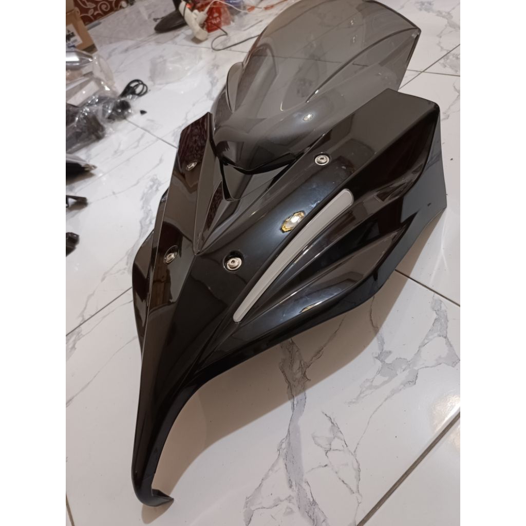 aksesoris visor set tameng depan honda pcx150 k97 nemo