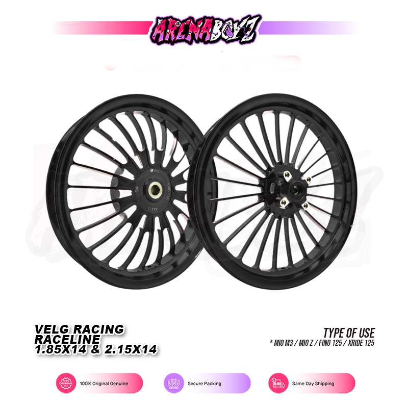 VND Racing Velg Raceline 185x14 215x14 Mio M3 Mio Z Fino Velg RCL Original