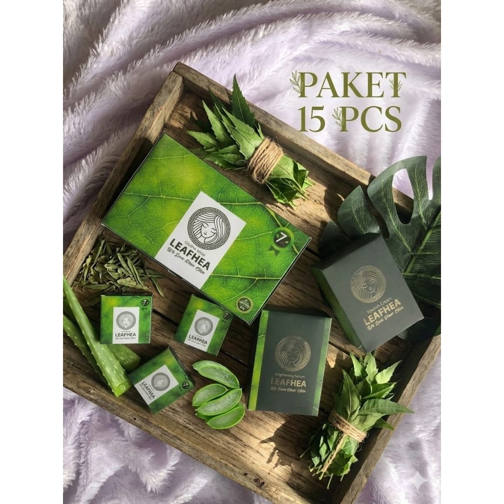 Sabun Wajah Leafhea original - Mencerahkan, Melembabkan, Mengecilkan Pori, hilangkan jerawat, komedo