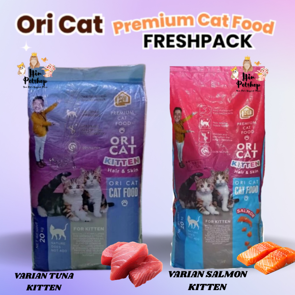 KHUSUS INSTANT - OriCat Kitten 20 kg - Makanan kucing Ori cat kitten Hair & Skin 20kg