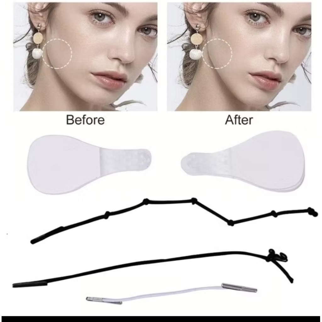 40 pcs STIKER WAJAH PENGENCANG WAJAH PENGHILANG KERUT INSTANT FACE LIFT