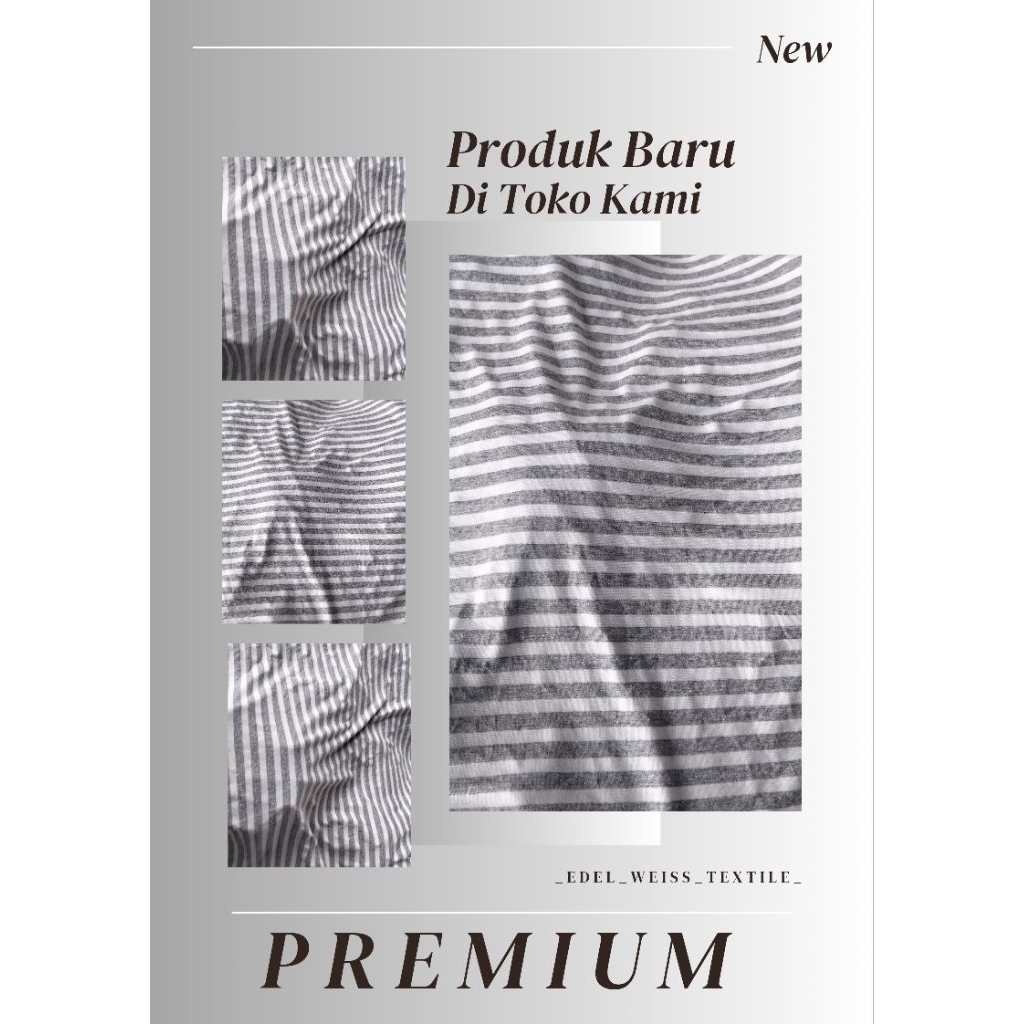 Kain Spandek Rayon Salur Premium ~ Harga/0,5 m ~ Kain Spandek Rayon Meteran ~ Bahan Spandek Rayon Sa