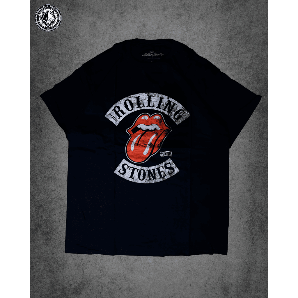Kaos Band The Rolling Stones - Tour 1978 Official Licensed Original T-Shirt