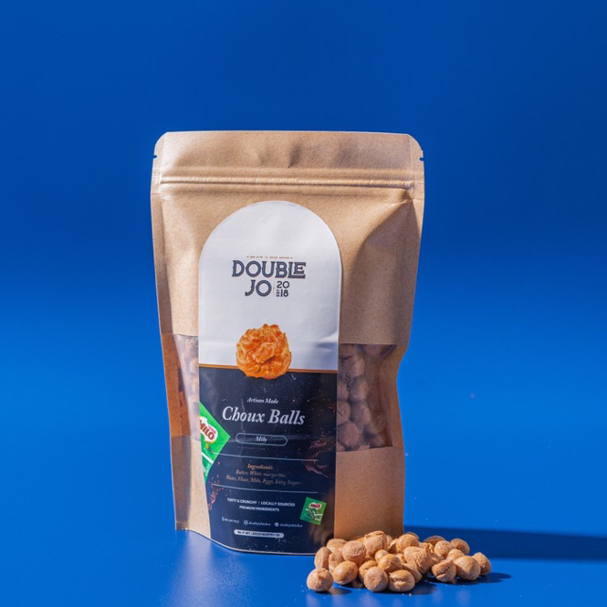 Double Jo Kitchen Choux Ball Milo Pouch / Kue Kering Soes Milo