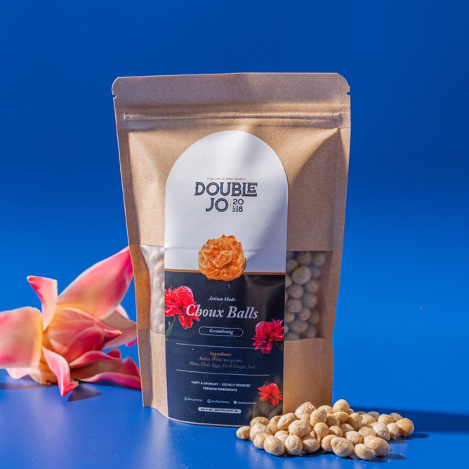 Double Jo Kitchen Choux Ball Kecombrang Pouch / Kue Kering Soes Kecombrang