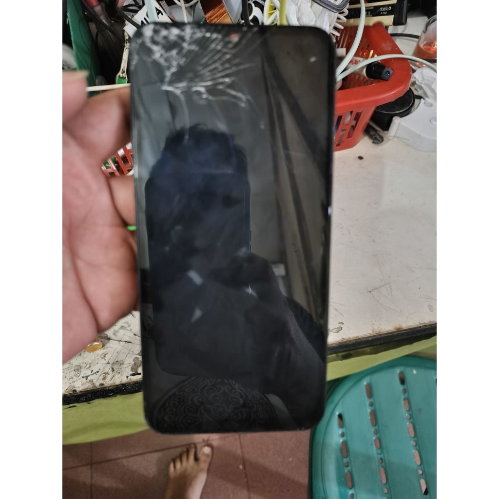 lcd samsung a15 original copotan retak