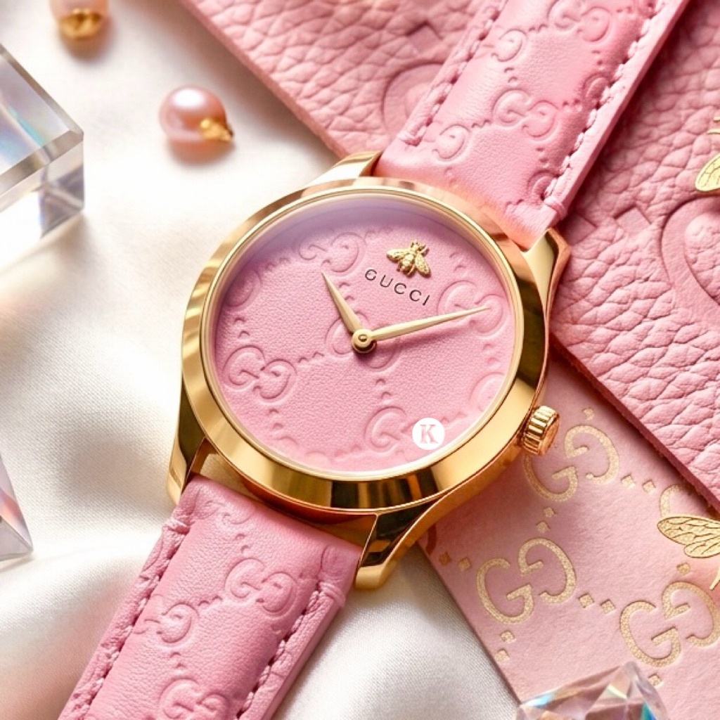 Jam Wanita G-Timeless Leather Strap