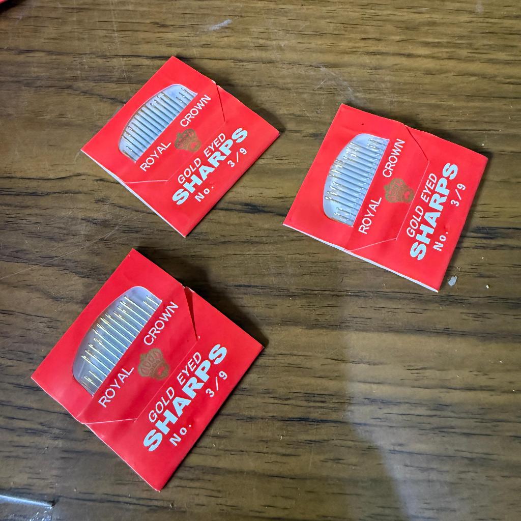 Jarum Jahit Tangan Sharp Ujung Kuningan / Satuan Set Jarum Tangan