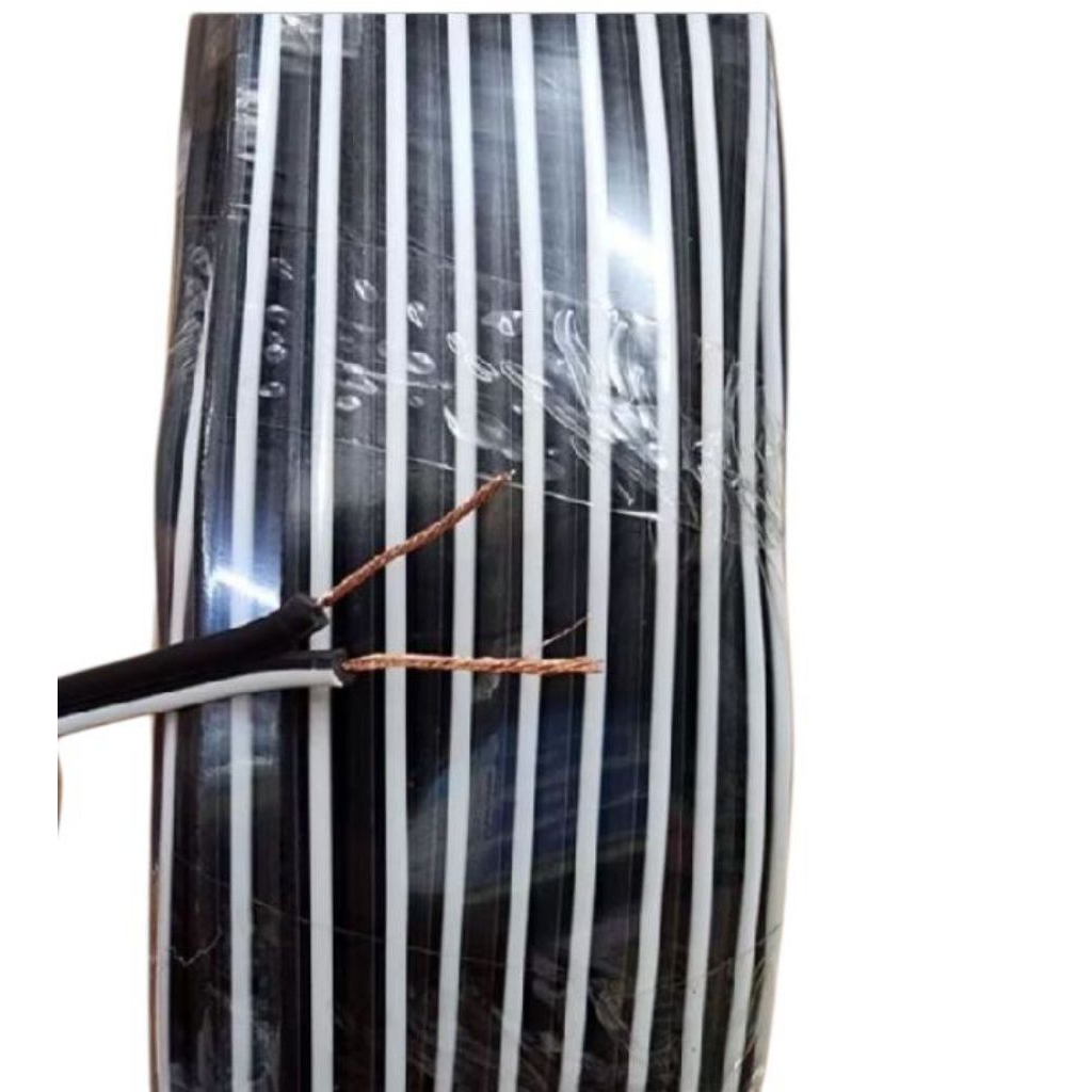 KABEL SERABUT TEMBAGA 2X18 HITAM PUTIH