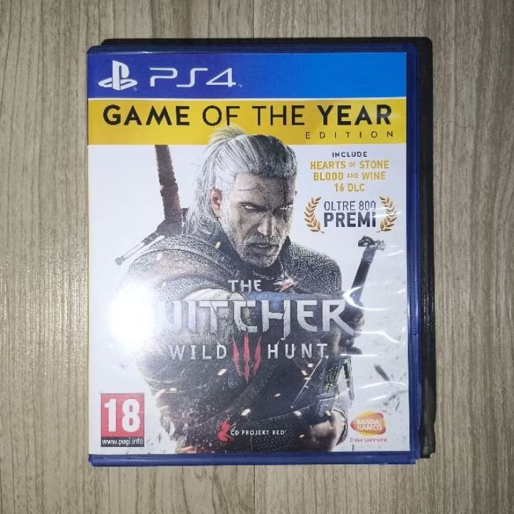 bd kaset the witcher 3 goty ps4 second