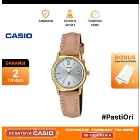 Casio LTP-V002GL-7B3UDF jam tangan wanita second like new 100% original