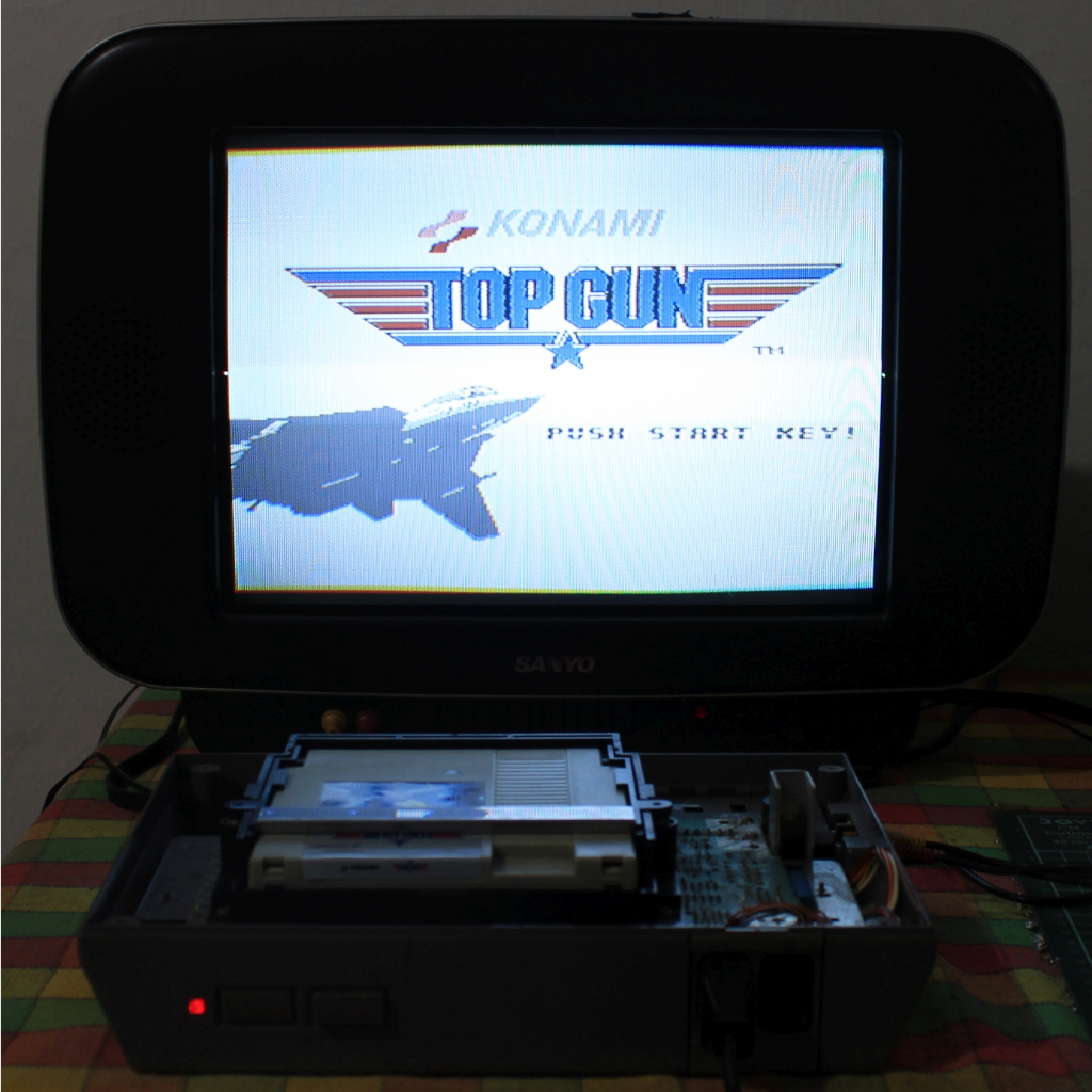 Kaset Nintendo NES Top Gun 8 Bit 72 Pin Refurbished Tested Normal Game Jadul 90an B