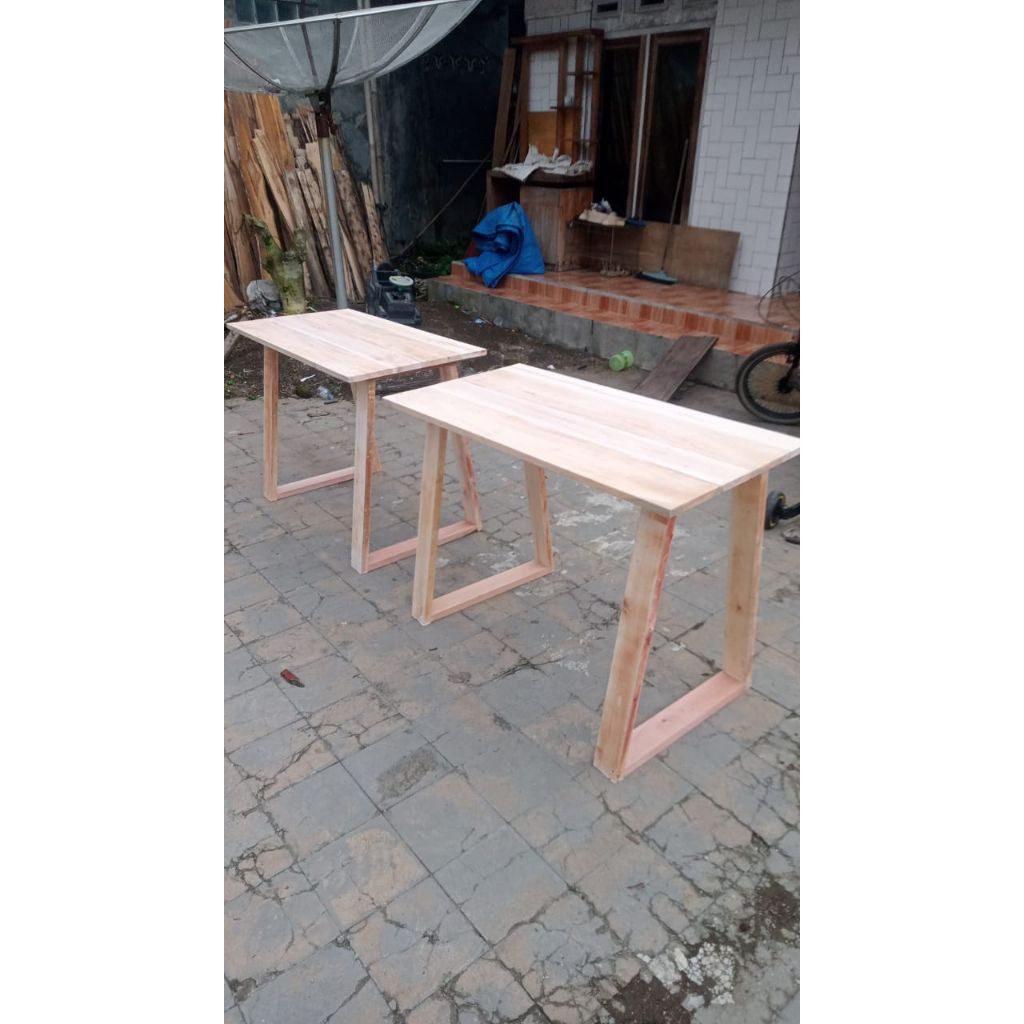 meja minimalis (meja tulis/meja kerja) kayu mahoni